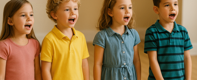 کلاس بازی های آوازین در مهدکودک مهر سپهر