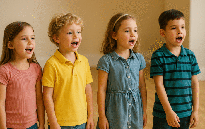 کلاس بازی های آوازین در مهدکودک مهر سپهر