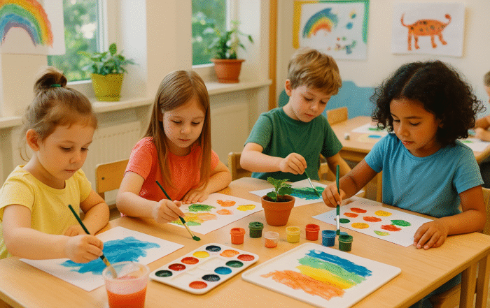 کلاس قلم‌موهای جادویی